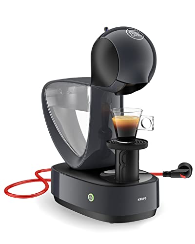 Nescafé Dolce Gusto Infinissima Cosmic Krups ‎KP173B. Cafetera de cápsulas 15 bares de presión, capacidad 1.2L, bebidas frías o calientes, modo Eco, Thermoblock, bandeja regulable, color negro