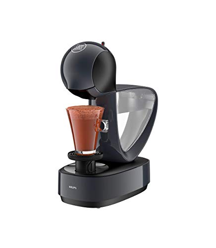 Nescafé Dolce Gusto Infinissima Cosmic Krups ‎KP173B. Cafetera de cápsulas 15 bares de presión, capacidad 1.2L, bebidas frías o calientes, modo Eco, Thermoblock, bandeja regulable, color negro