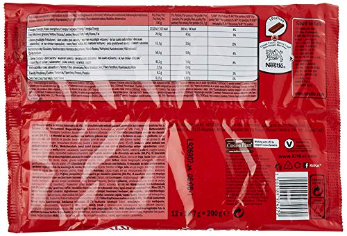 Nestlé KiKat Mini Chocolate con Leche - Barritas de chocolate - Snack de chocolate 200 gr