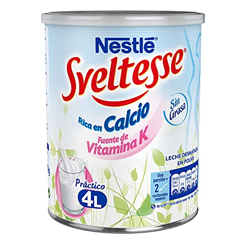 Nestlé Sveltesse Leche Desnatada en Polvo, 400g