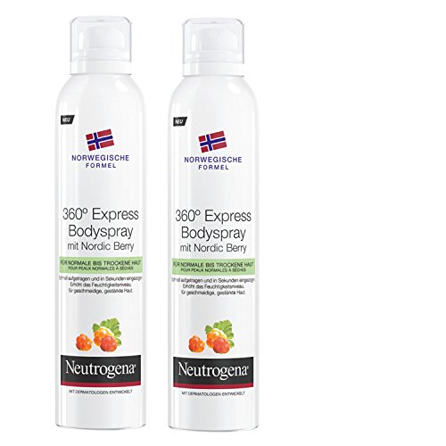 Neutrogena Nordic Berry Express Body Spray (2 Unidades, 2 x 200 ml)