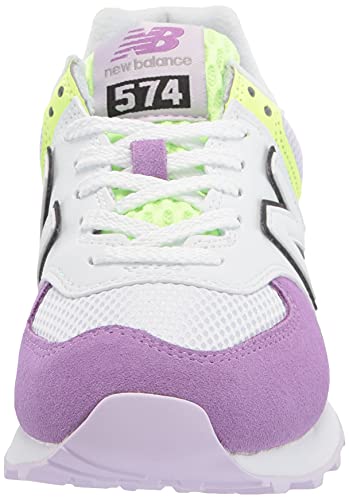New Balance Women's 574 V2 Sneaker, Heliotrope/Blea, 5.5