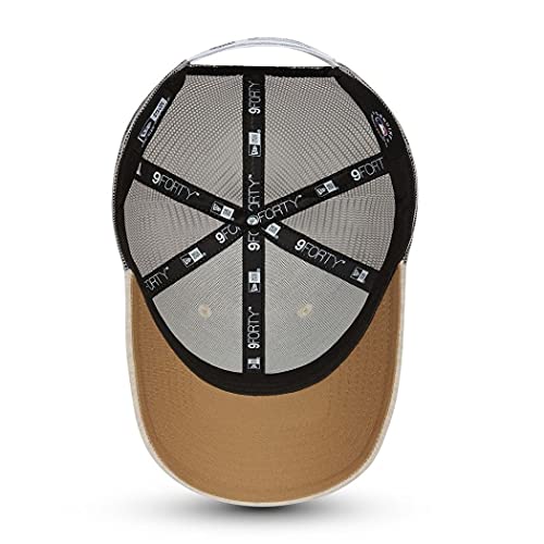 New Era Marca Gorra de béisbol, Beige, Talla única Unisex Adulto
