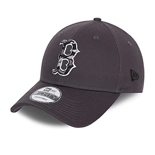 New Era Marca Gorra de béisbol, Charcoal, Talla única Unisex Adulto