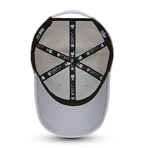 New Era Marca Gorra de béisbol, Gris, Talla única Unisex Adulto