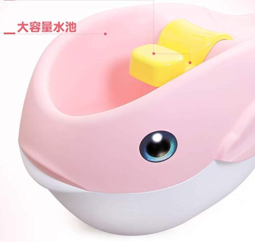 Newgreeny Sillas De Champú para Niños Engrosadas para Aumentar La Seguridad Y La Comodidad del Champú Plegable Infantil. Polvo de Princesa.