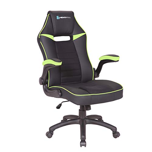 Newskill NS-CH-NAYUKI-GREEN Nayuki - Silla gaming profesional con respaldo 2.5D, reposabrazos acolchado y ajustable y respaldo con mecanismo de balanceo - Color Verde, mediano