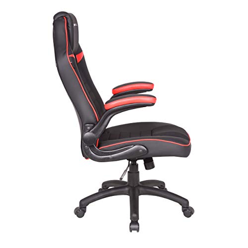 Newskill NS-CH-NAYUKI-RED Nayuki - Silla gaming profesional con respaldo 2.5D, reposabrazos acolchado y ajustable y respaldo con mecanismo de balanceo - Color Rojo, mediano