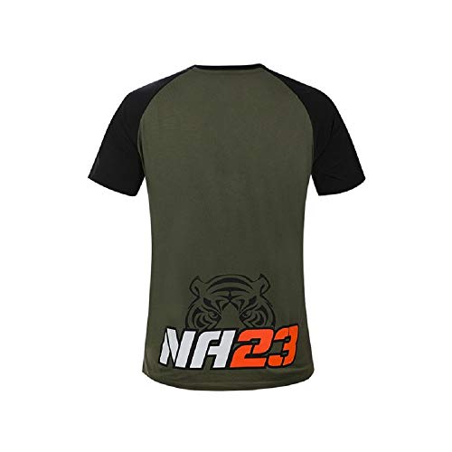 Niccolò Antonelli Valentino Rossi Colección, Camiseta para Hombre, Verde Militar, Talla S