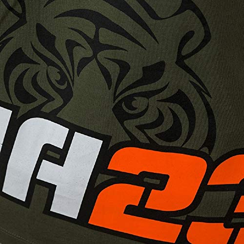 Niccolò Antonelli Valentino Rossi Colección, Camiseta para Hombre, Verde Militar, Talla S