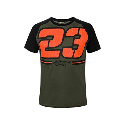 Niccolò Antonelli Valentino Rossi Colección, Camiseta para Hombre, Verde Militar, Talla S