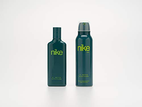 NIKE - A Spicy Attitude, Estuche Regalo de Hombre, Pack de 2 Piezas (Perfume 75 ml + Desodorante Antitranspirante en Spray 200 ml)