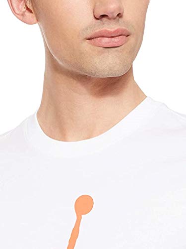 NIKE Jordan Jumpman Polo, Hombre, White/Infrared 23, S