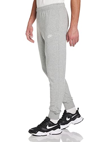 NIKE M NSW Club Jggr Ft Pantalones de Deporte, Hombre, dk Grey Heather/Matte Silver/White, XL