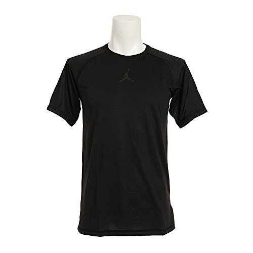 NIKE Michael Jordan 23 Alpha Dry Fitted SS Camiseta de Manga Corta, Hombre, Negro (Black/Black), XS