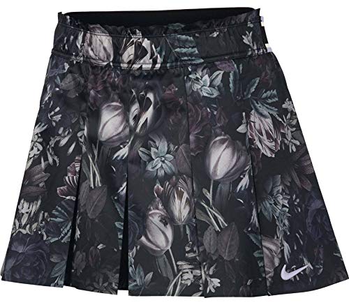 NIKE W Nkct FLX Skirt PS Nt Falda, Mujer, Black/Oxygen Purple/Oxygen Purple, S