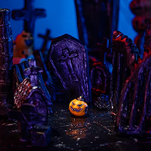 NINAQUEEN Encanto Encaja con Pandora Halloween Jack O Lantern Regalos Mujer Originales Plata de Ley 925 Esmalte Abalorios para Niñas Madre Hija Esposa de Cumpleaños