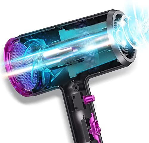 Niodora Secador Pelo Profesional, Secador de Pelo Ionico 1800W , 2 Velocidades y 3 Temperaturas, Secador para el Cabello con Concentradores, Perfecto para Viaje
