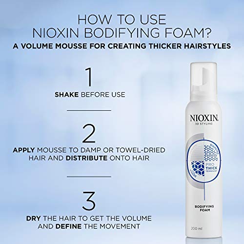 Nioxin 3d estilo Bodifying espuma 200 ml