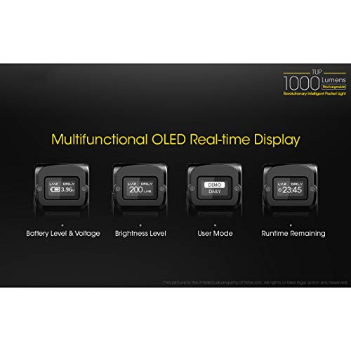 Nitecore Tup Schwarz Linterna, Negro, Talla única
