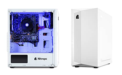 NitroPC - Pack Gaming Bronze | PC Gaming (AMD 3000G 2/4 3.5GHz, gráfica RX Vega 3, RAM 16GB, M.2 512GB + HDD 1TB + WiFi, W10 Pro + Act. Windows 11 | Monitor 24", Teclado, ratón, Cascos) PC Gamer