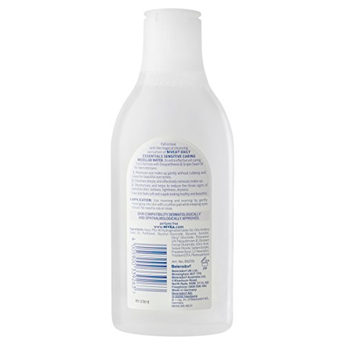 Nivea Daily Essentials - Agua micelar de cuidado sensible, 400 ml