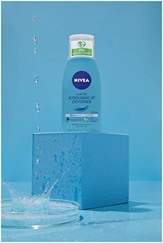 NIVEA Desmaquillante de ojos suave para la zona sensible de los ojos, 125 ml