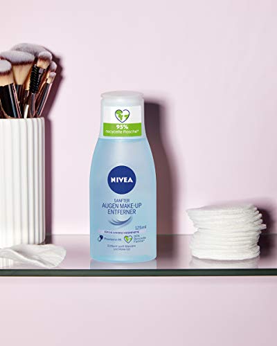 NIVEA Desmaquillante de ojos suave para la zona sensible de los ojos, 125 ml