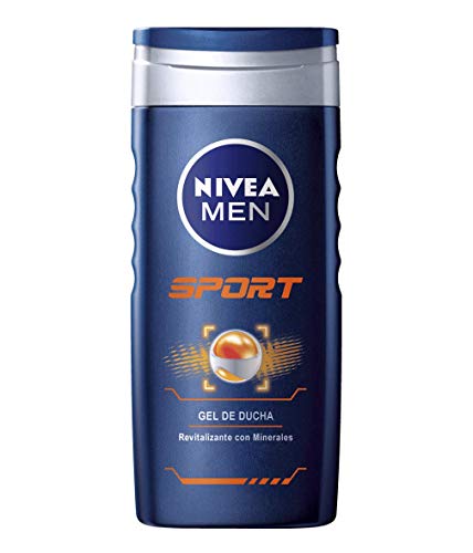 NIVEA MEN Neceser Gimnasio Gympack, neceser con gel de ducha (1 x 250 ml), champú reparador (1 x 250 ml), desodorante roll on (1 x 50 ml) y crema NIVEA MEN (1 x 75 ml)