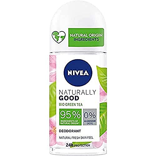 Nivea Naturally Good Roll On Desodorante con Té Verde, 50ml