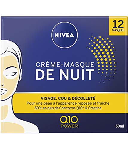 Nivea nvis máscara noche Q10 PW 50 ml – Lote de 2