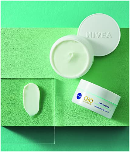 Nivea Q10 Power anti-arrugas + la racionalización porenverfeinernde Día Cuidado Para rejuvenecedora, crema de día con LSF 15, 50 ml