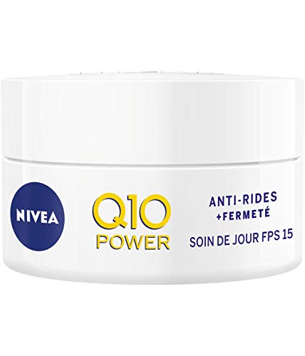 Nivea Q10 Power - Crema de día para firmeza y antiarrugas, piel normal, FPS 15, 20 ml, 2 unidades