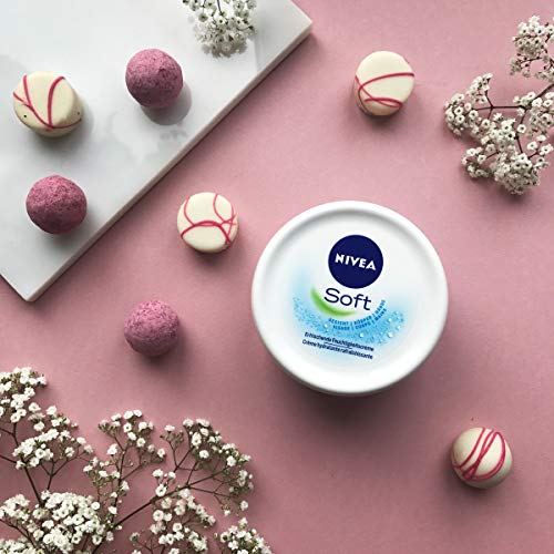 Nivea Soft - Crema hidratante, 200 ml x 4 (Pack de 4)