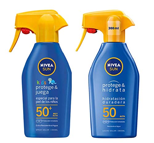 NIVEA SUN Spray Solar Niños FP50 + Protege & Hidrata Spray Solar FP50