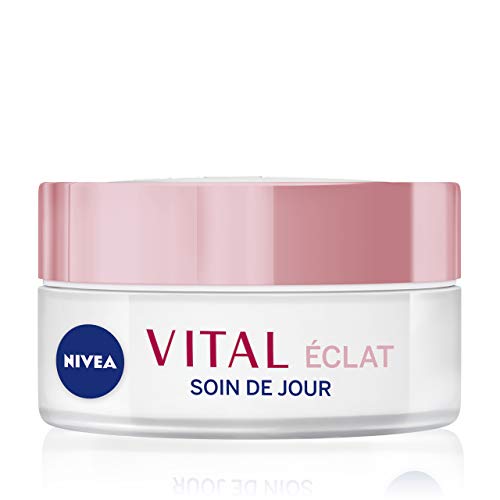 Nivea Vital - Crema hidratante para el cuidado de día para pieles maduras (1 x 50 ml), con aceite de pétalos de rosa y calcio, cuidado facial para mujer, antiedad y antiarrugas