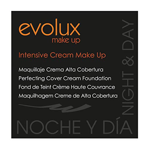 NOCHE y DIA EVOLUX BY NIGHT & DAY Maquillaje Crema Alta Cobertura Color N4 Evolux Intensive Cream Make Up, N. 04, 12 Gramo
