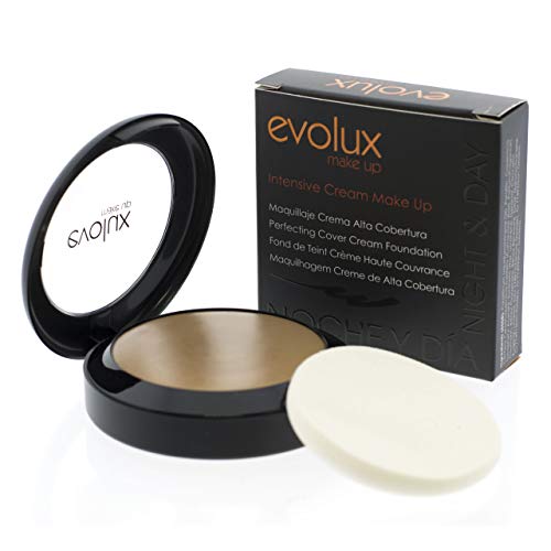 NOCHE y DIA EVOLUX BY NIGHT & DAY Maquillaje Crema Alta Cobertura Color N4 Evolux Intensive Cream Make Up, N. 04, 12 Gramo