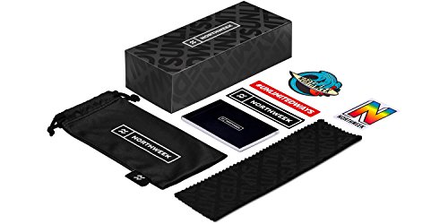 NORTHWEEK Gravity Deck - Gafas de Sol para Hombre y Mujer, Negro/Azul Hielo
