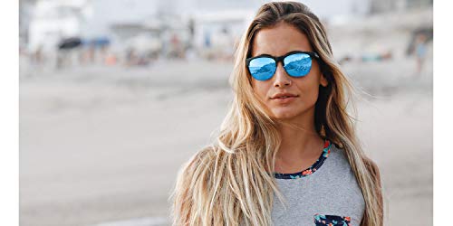 NORTHWEEK Gravity Deck - Gafas de Sol para Hombre y Mujer, Negro/Azul Hielo