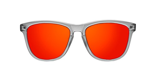 Northweek Regular Wheel - Gafas de Sol para Hombre y Mujer, Polarizadas, Gris/Rojo