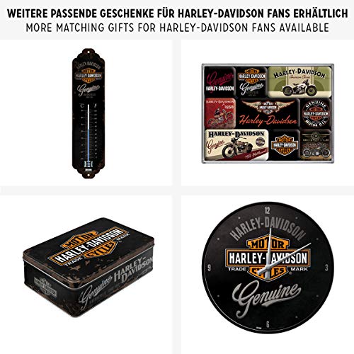 Nostalgic-Art Hucha Retro Harley-Davidson – Idea de Regalo para Amantes as Motos, Frasco metálico de Dinero, Multicolor, 1 l
