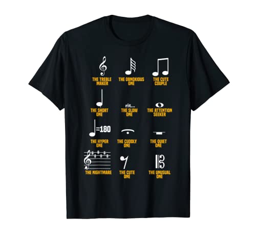 Notas musicales Símbolo Definición - Humor Músico Camiseta
