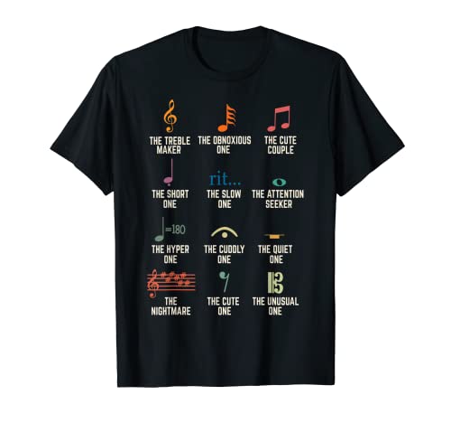 Notas musicales Símbolo Definición - Humor Músico Camiseta