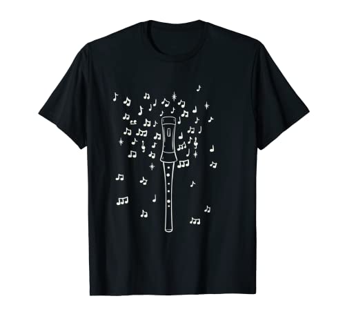 Notas para flauta dulce Camiseta