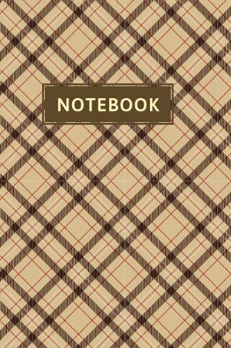 NOTEBOOK: NOTEBOOK: Burberry Stripes - Size ( 6 x 9 inches) 100 Pages, Wide Ruled Paper | Notebook Journal | Writing & Office Paper, Perfect for College