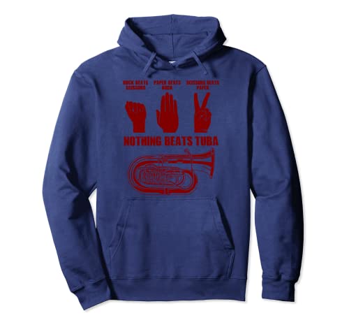 Nothing Beats Tuba Instrumento de Música Lindo Tubistas Regalo Sudadera con Capucha