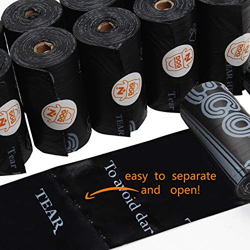 Nova Imboxs 330 Bolsas Excrementos Perros, Bolsas Biodegradables Ecológicas Fragantes Durables Portátiles a Prueba de Fugas Extragrandes con Dispensador en forma de Cápsula (330PCS/22 Rollos)
