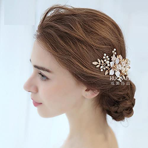 Novia tocado hecho a mano ebay boda perla peine accesorios de boda