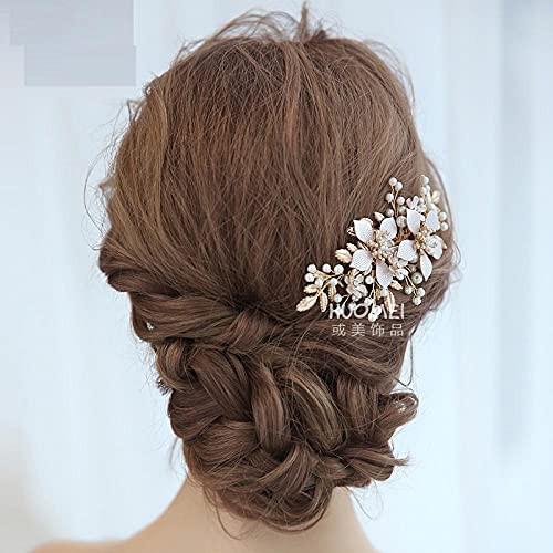 Novia tocado hecho a mano ebay boda perla peine accesorios de boda